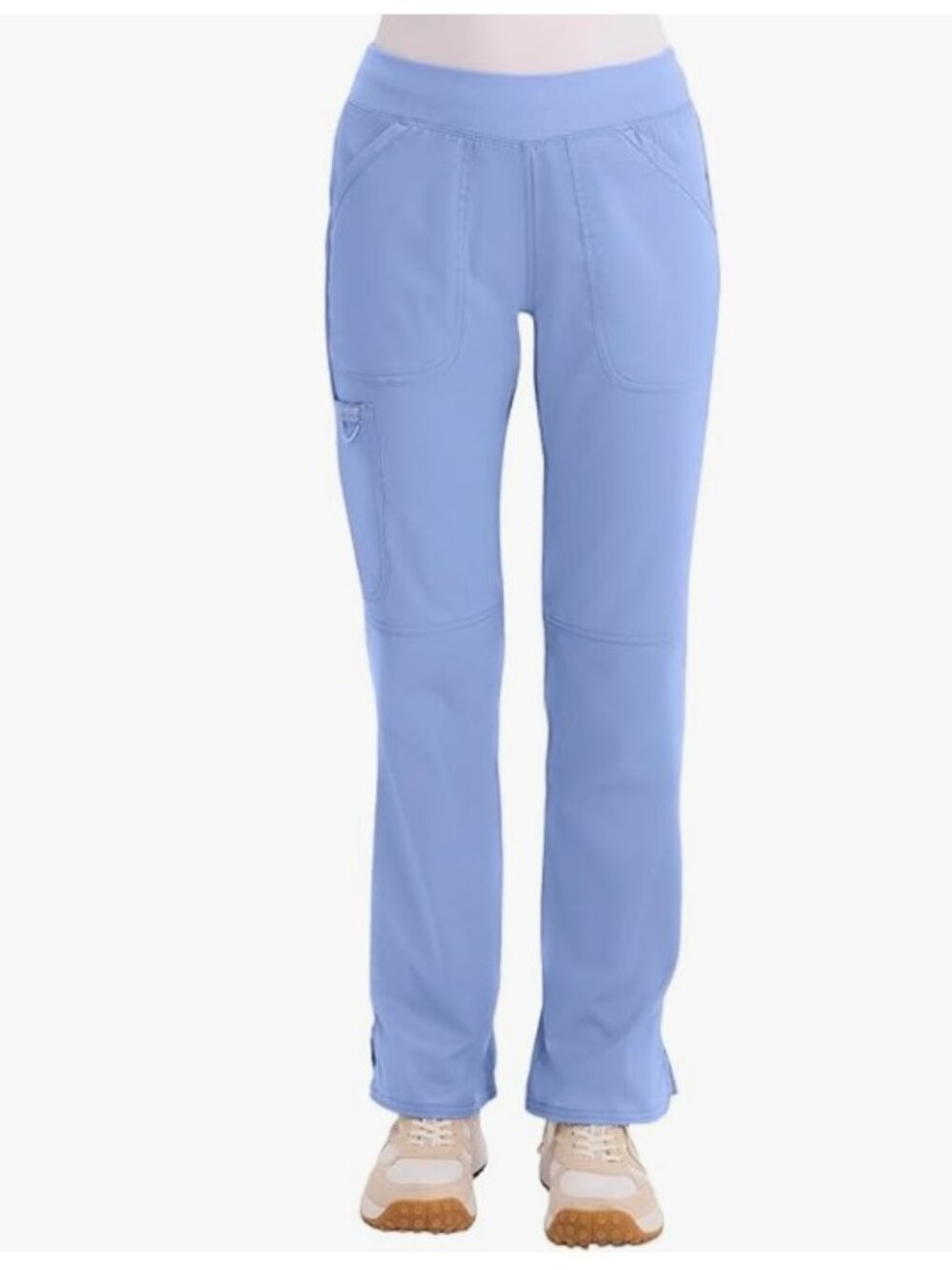 Cherokee Women Scrub Pant with Straight Leg Pull-on Pant Medical Bottom XL